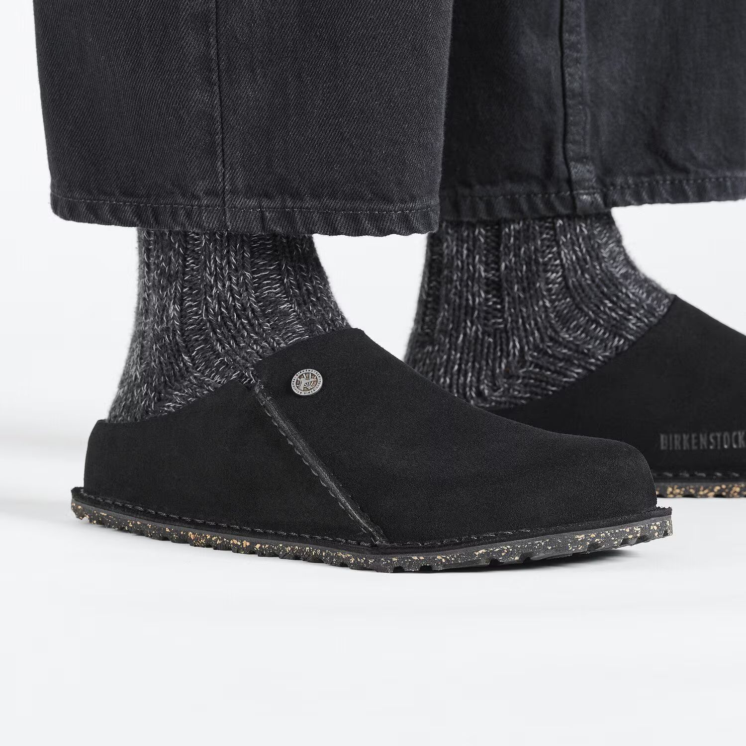 унисекс чехли birkenstock zermatt premium leve black 1025114 - снимка 7