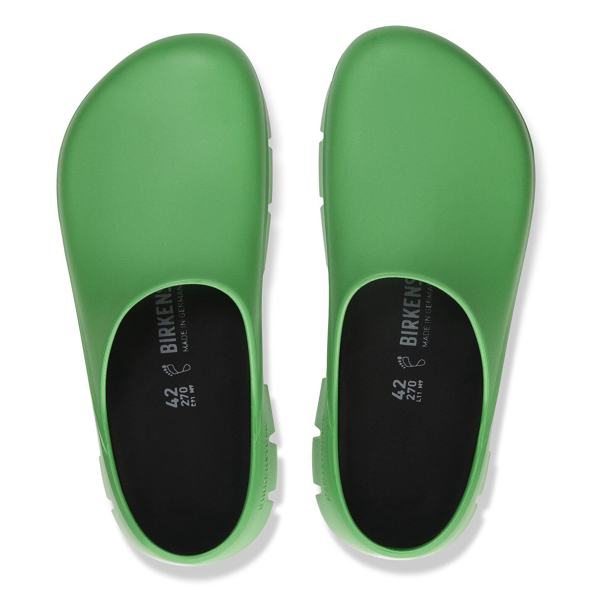 работно затворено сабо birkenstock super-birki 2.0 pu bold green 1027425 зелени - снимка 6