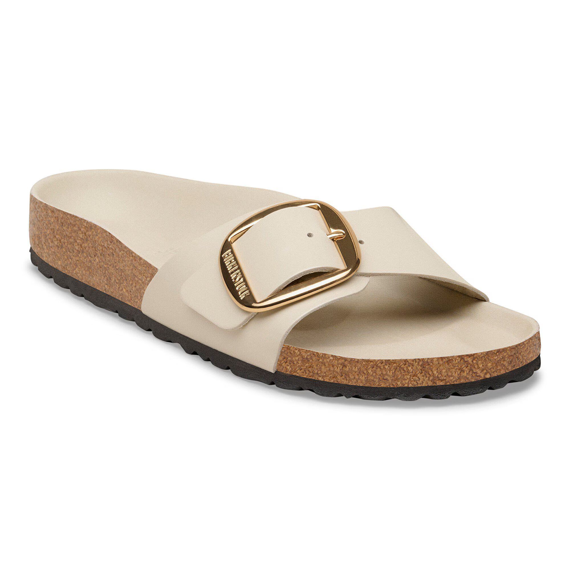 дамски чехли birkenstock madrid big buckle lena hs oyster hex 1031900 - снимка 1