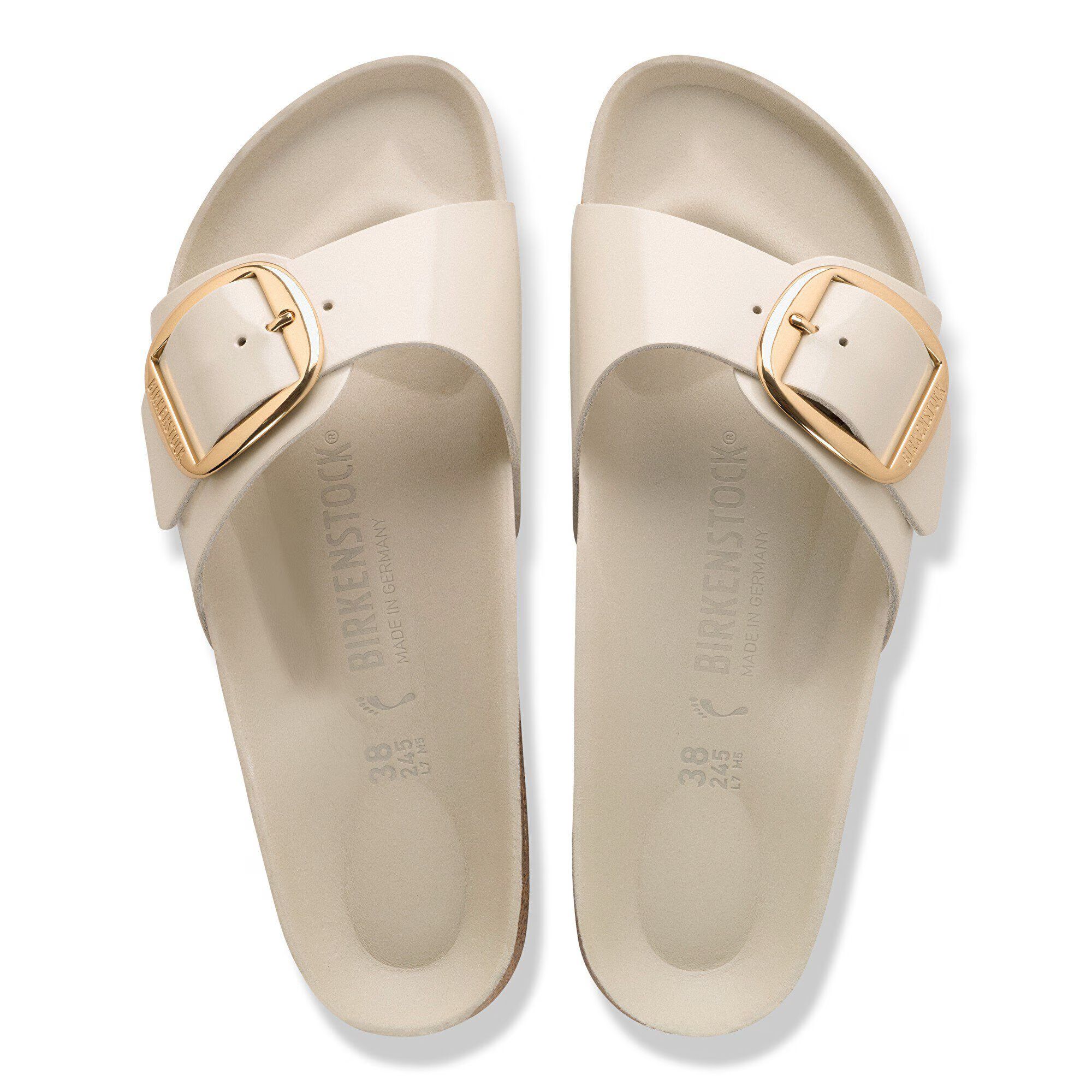 дамски чехли birkenstock madrid big buckle lena hs oyster hex 1031900 - снимка 6