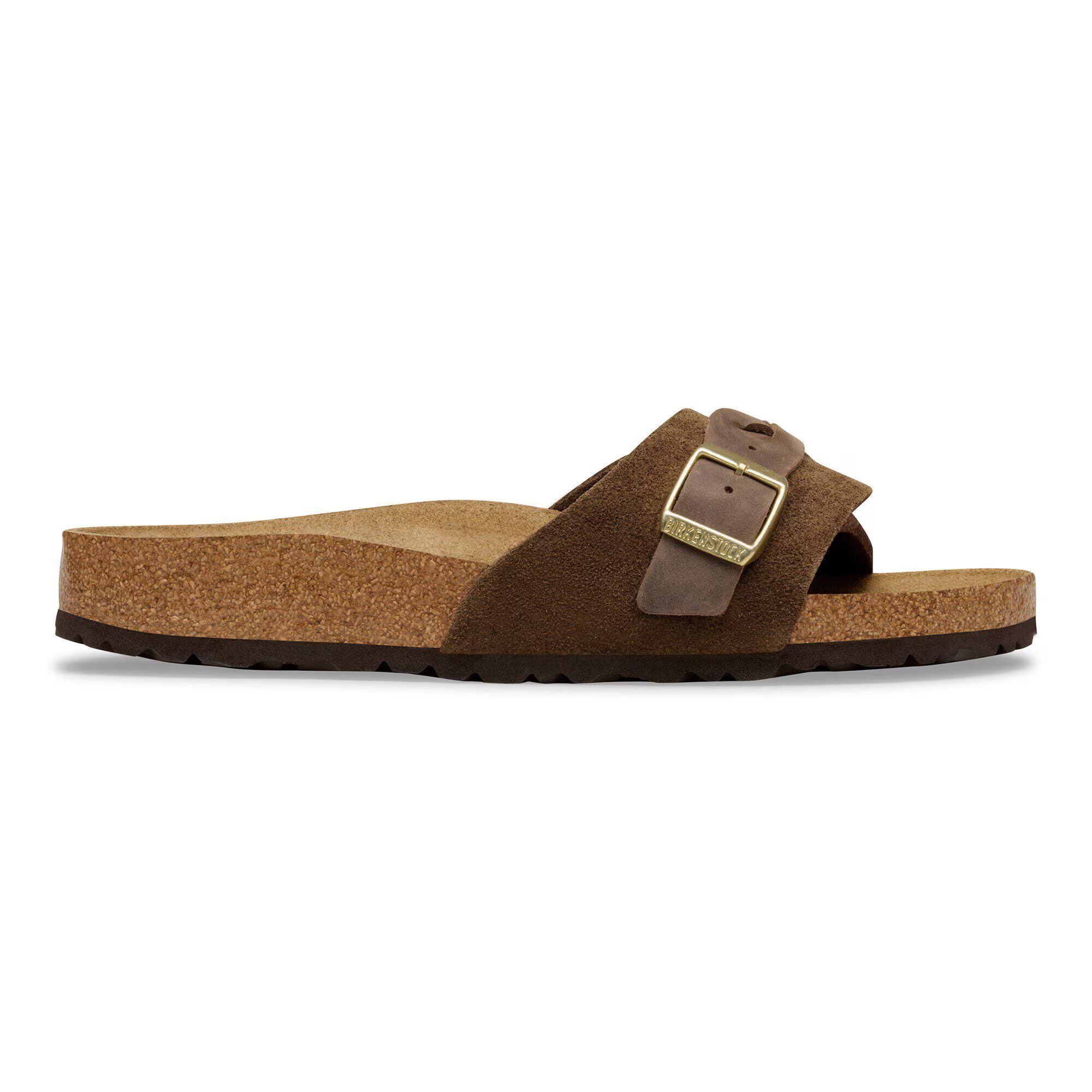 дамски чехли birkenstock oita braided leoi leve carafe от велур - снимка 2