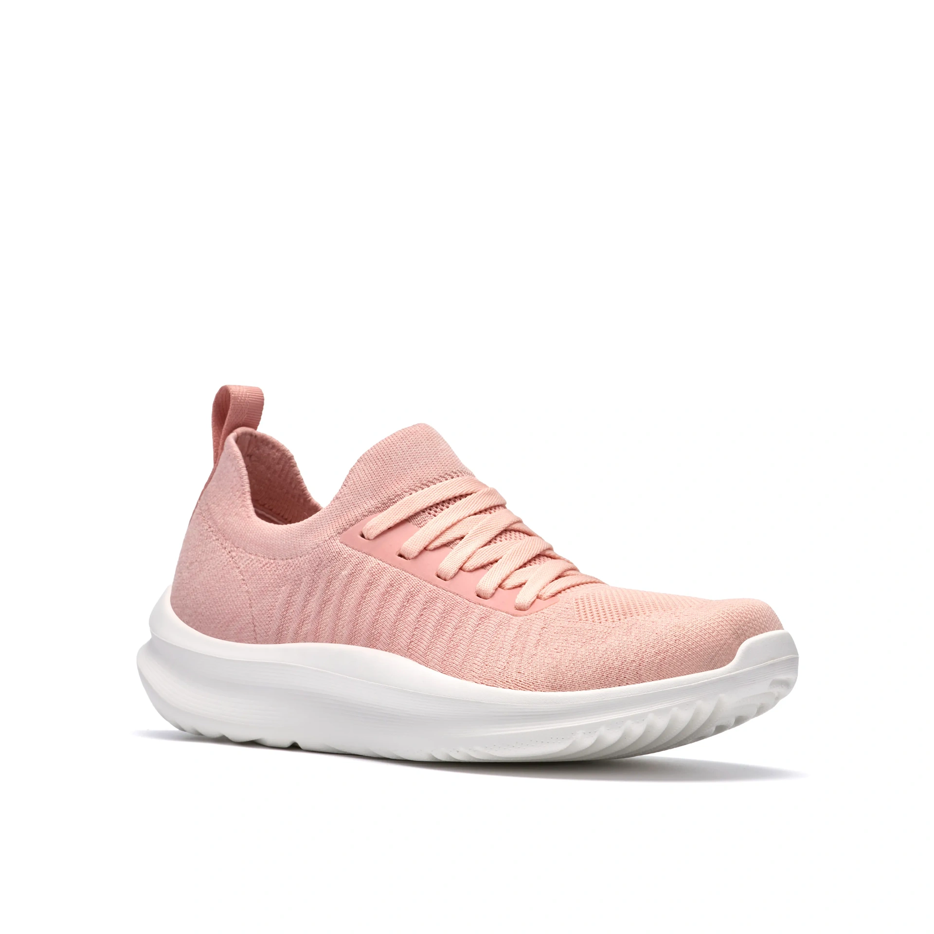 дамски обувки clarks solevana lace 26187095 розови от текстил - снимка 4
