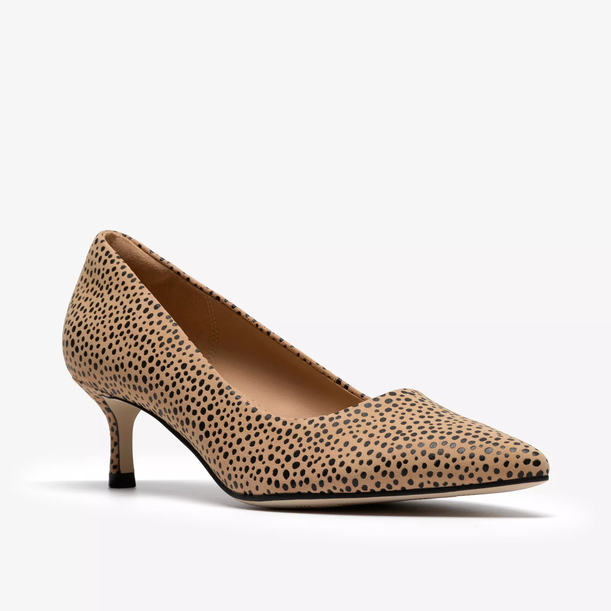 дамски обувки с тънък ток clarks zarey court 26186345 от велур - снимка 4