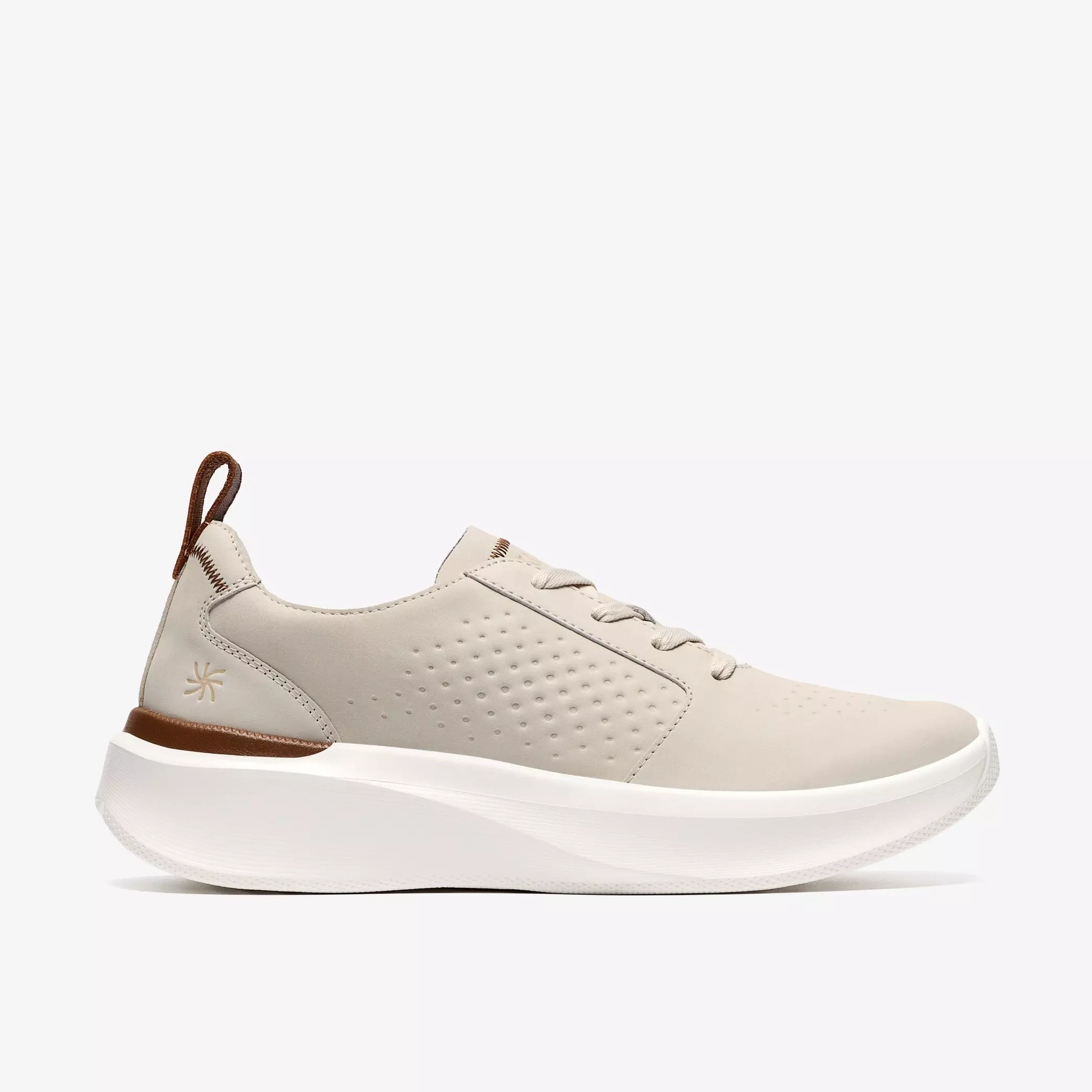 мъжки обувки clarks solevana style светло бежови от набук - снимка 1