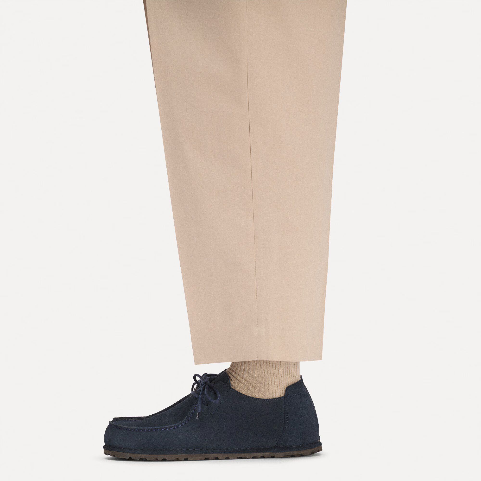 мъжки мокасини birkenstock utti lace leve new navy 1031468 велур - снимка 8