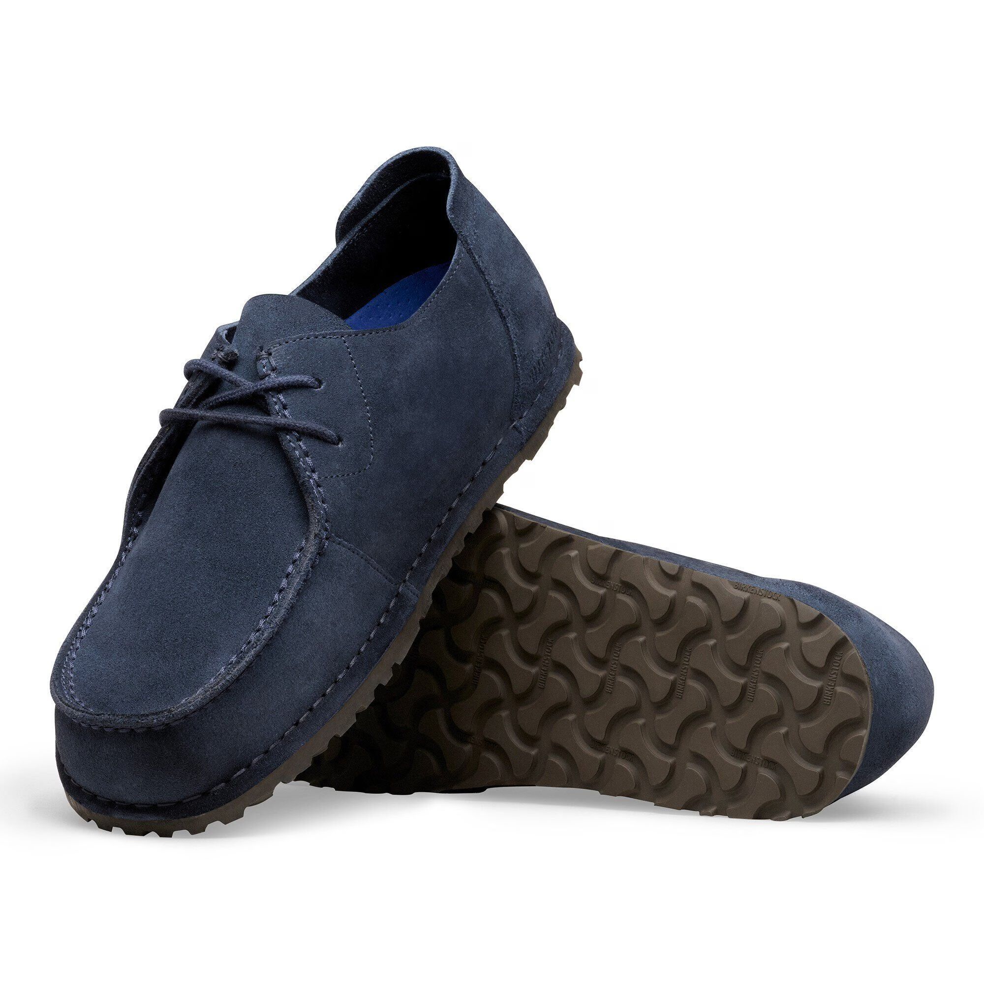 мъжки мокасини birkenstock utti lace leve new navy 1031468 велур - снимка 9