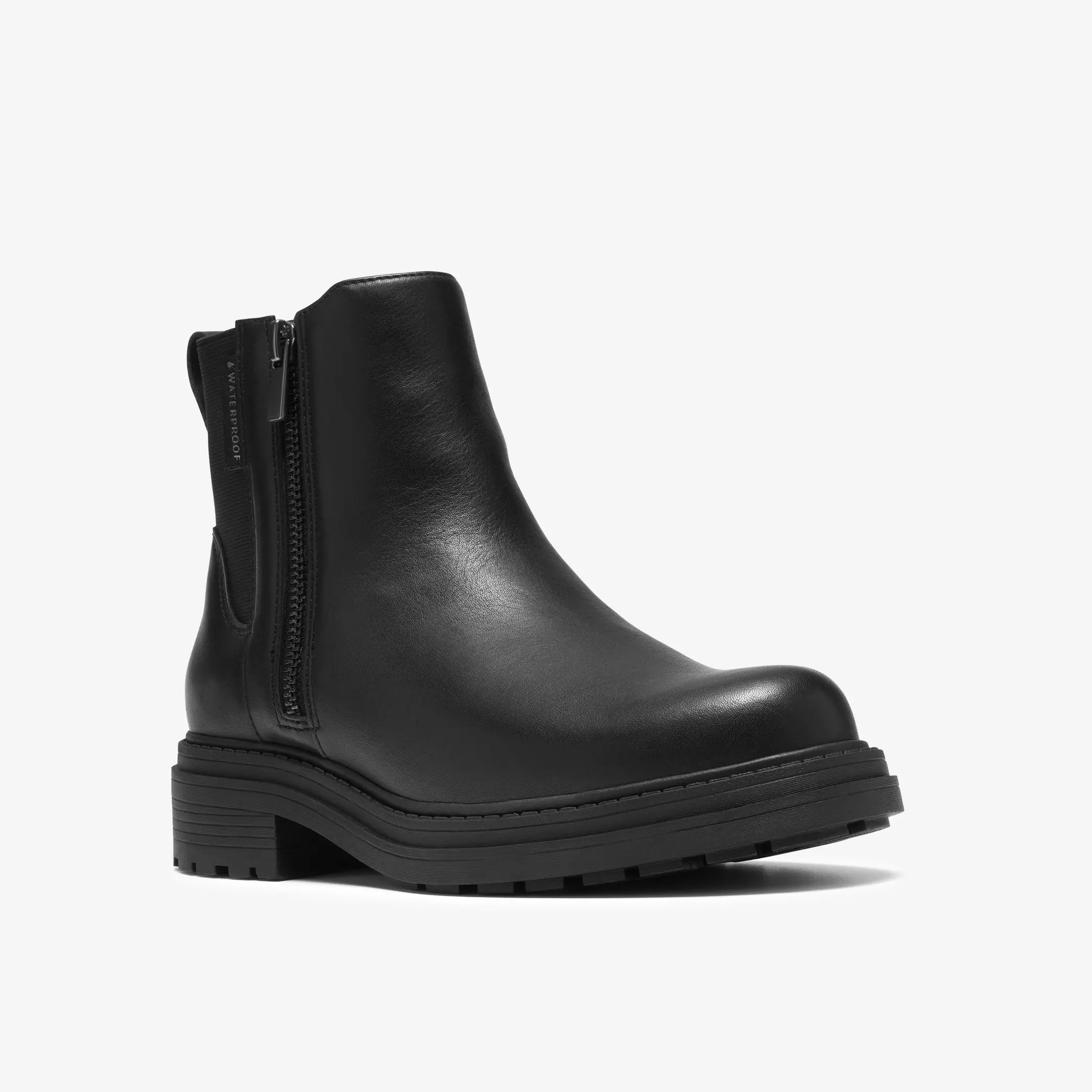 дамски боти с цип clarks orinoco3 zipwp 26327122 водоустойчиви от естествена кожа - снимка 1