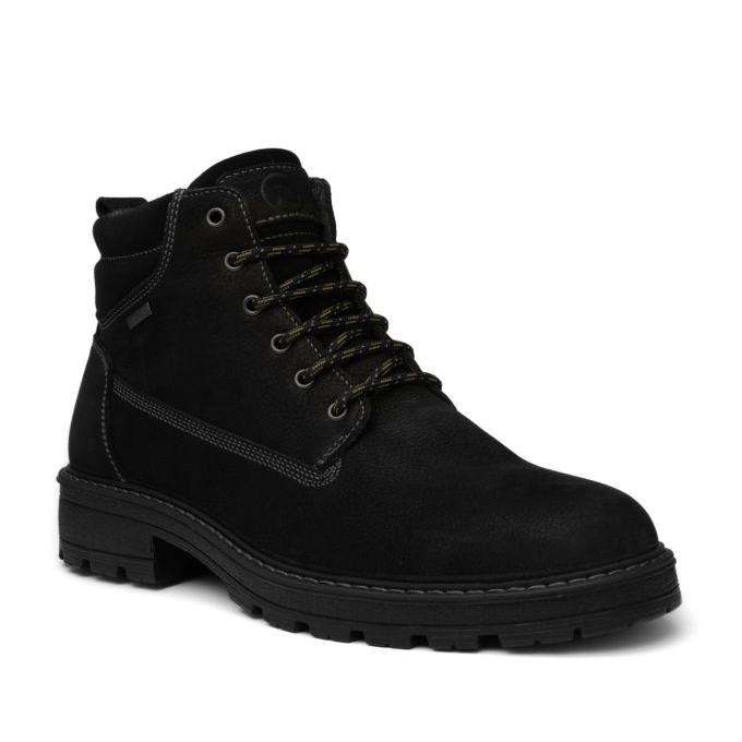 мъжки боти ara frederik 11-23654-11 gore-tex в черно от набул и велур - снимка 1