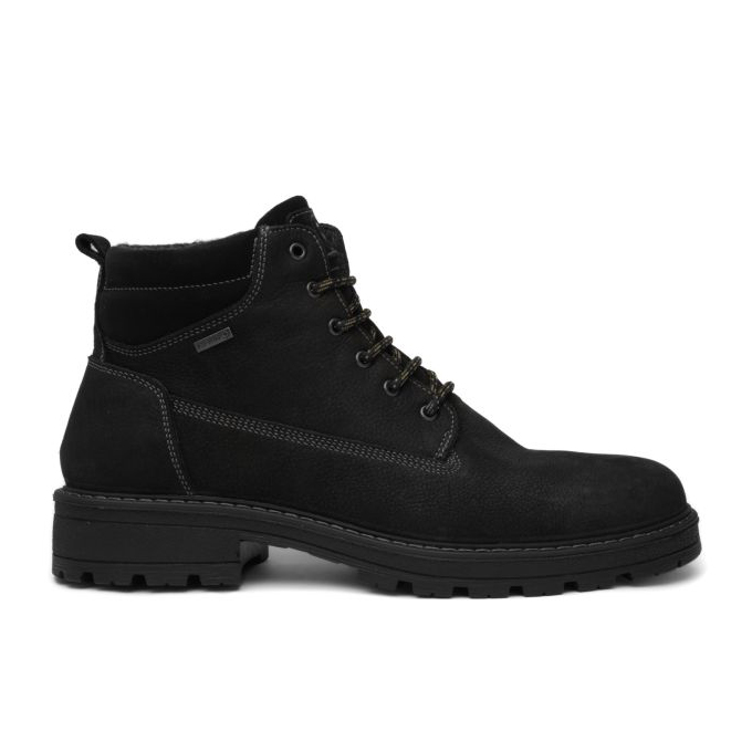 мъжки боти ara frederik 11-23654-11 gore-tex в черно от набул и велур - снимка 2