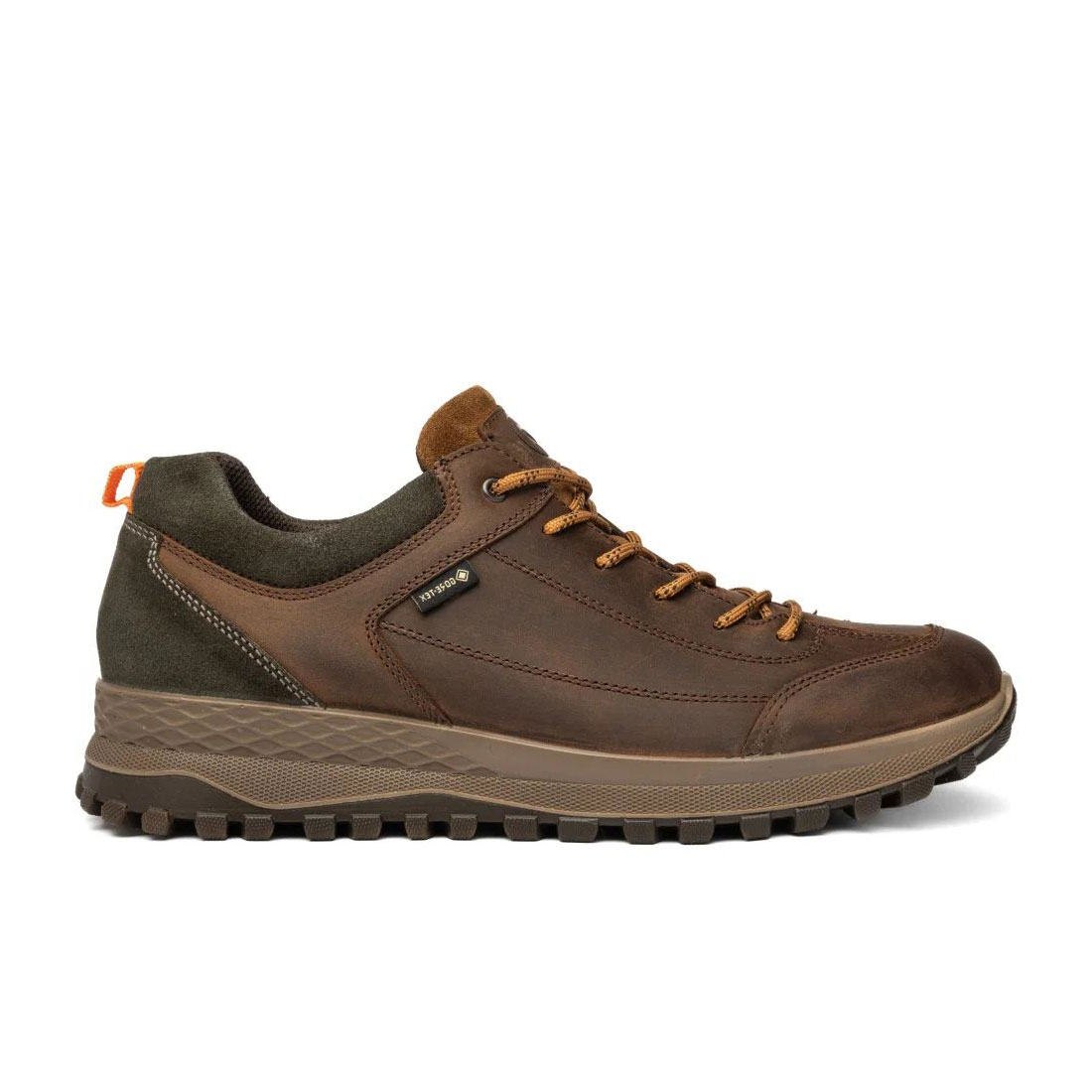 мъжки обувки ara marino 11-24401-19 в мулти кафяво от набук и велур с gore-tex - снимка 2